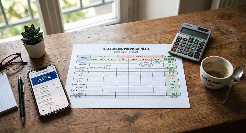 Budget de trésorerie TPE 2026 : méthode, outils et erreurs à éviter
